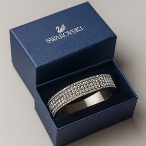 Swarovski Silver Crystal Bracelet | Authentic | Elegant Sparkle